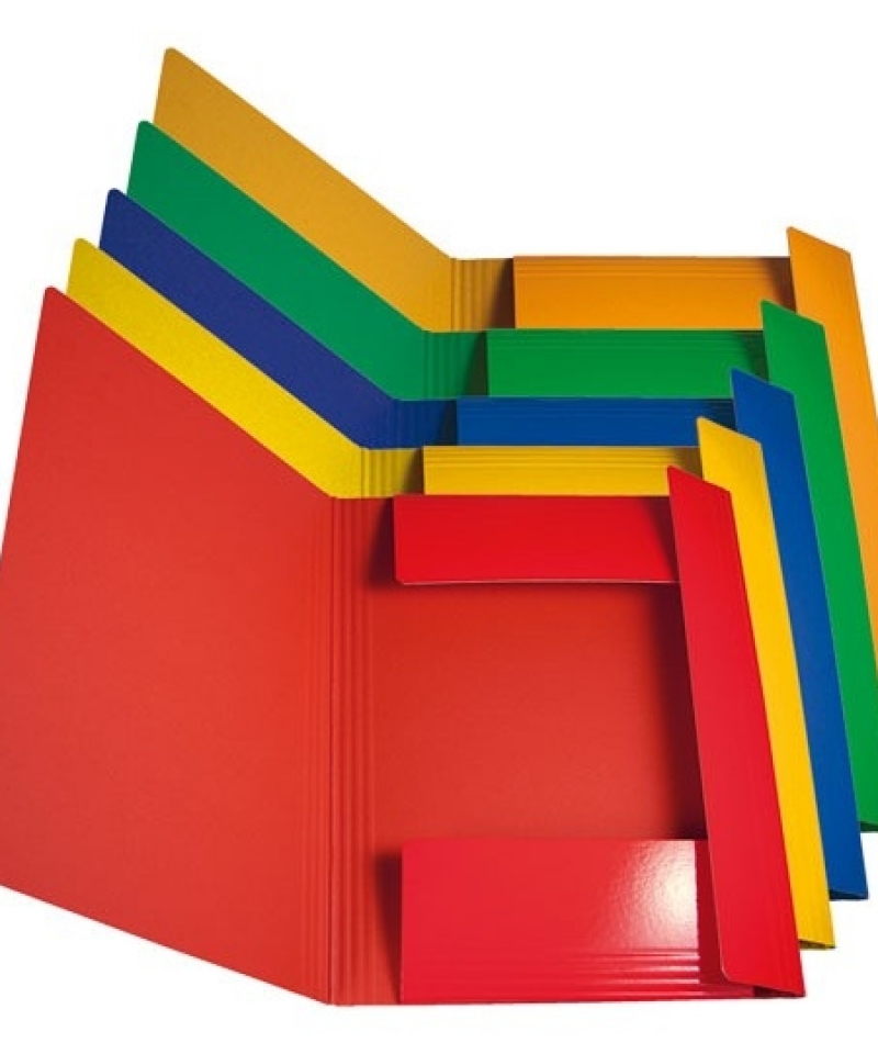 Cartelle Con Elastico Memotak Standard 5 Colori Base Conf. x50